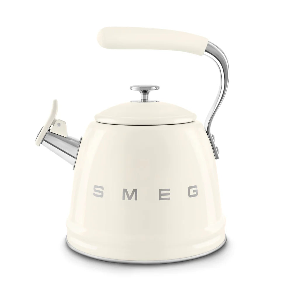 Smeg WKF01 Whistling Kettle 50’s Style – Cream