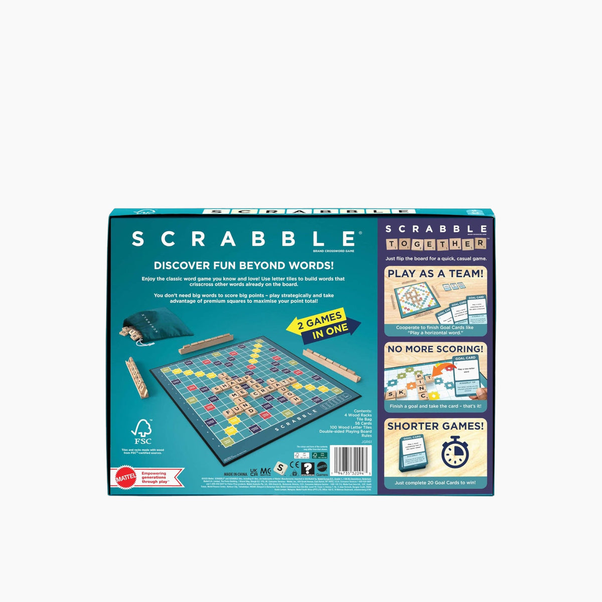 Scrabble Core Wood – English