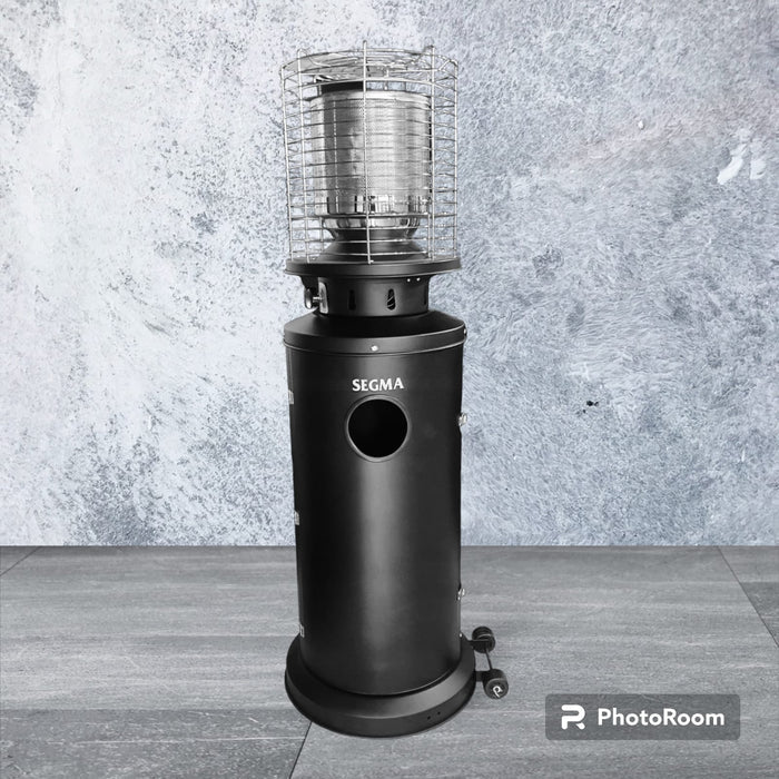 صوبة SEGMA داخلية وخارجية سوداء - تدفئة قوية وعصرية