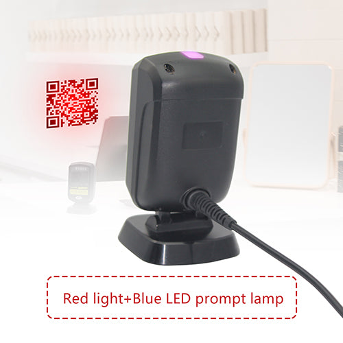 SUNLUX ماسح باركود سلكي ثنائي الأبعاد مع حامل