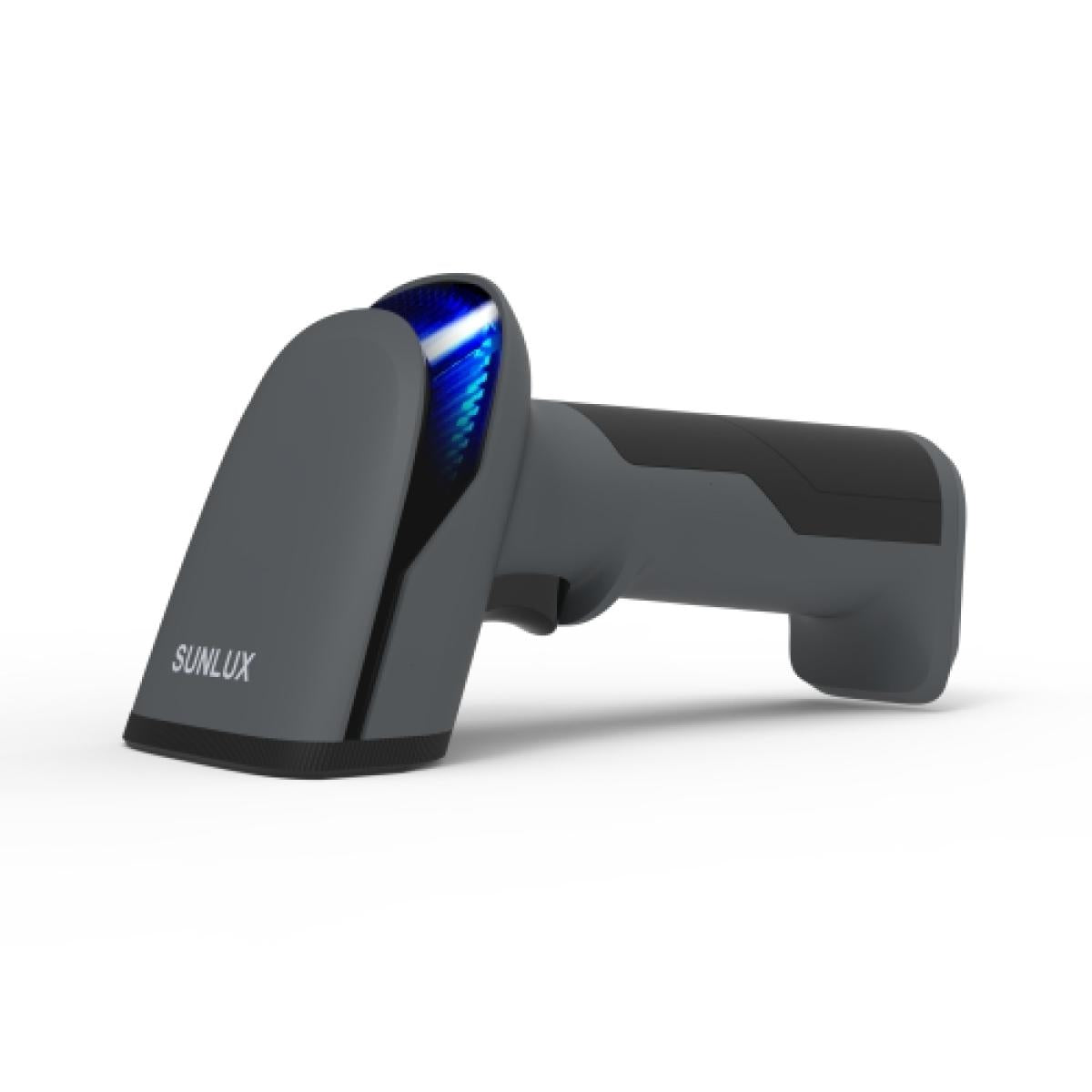 SUNLUX 2D Handheld Barcode Scanner with Stand