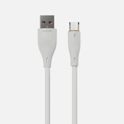 كابل لينيس LC988V USB-V8 – شحن سريع 2.4 أمبير، من مادة TPE