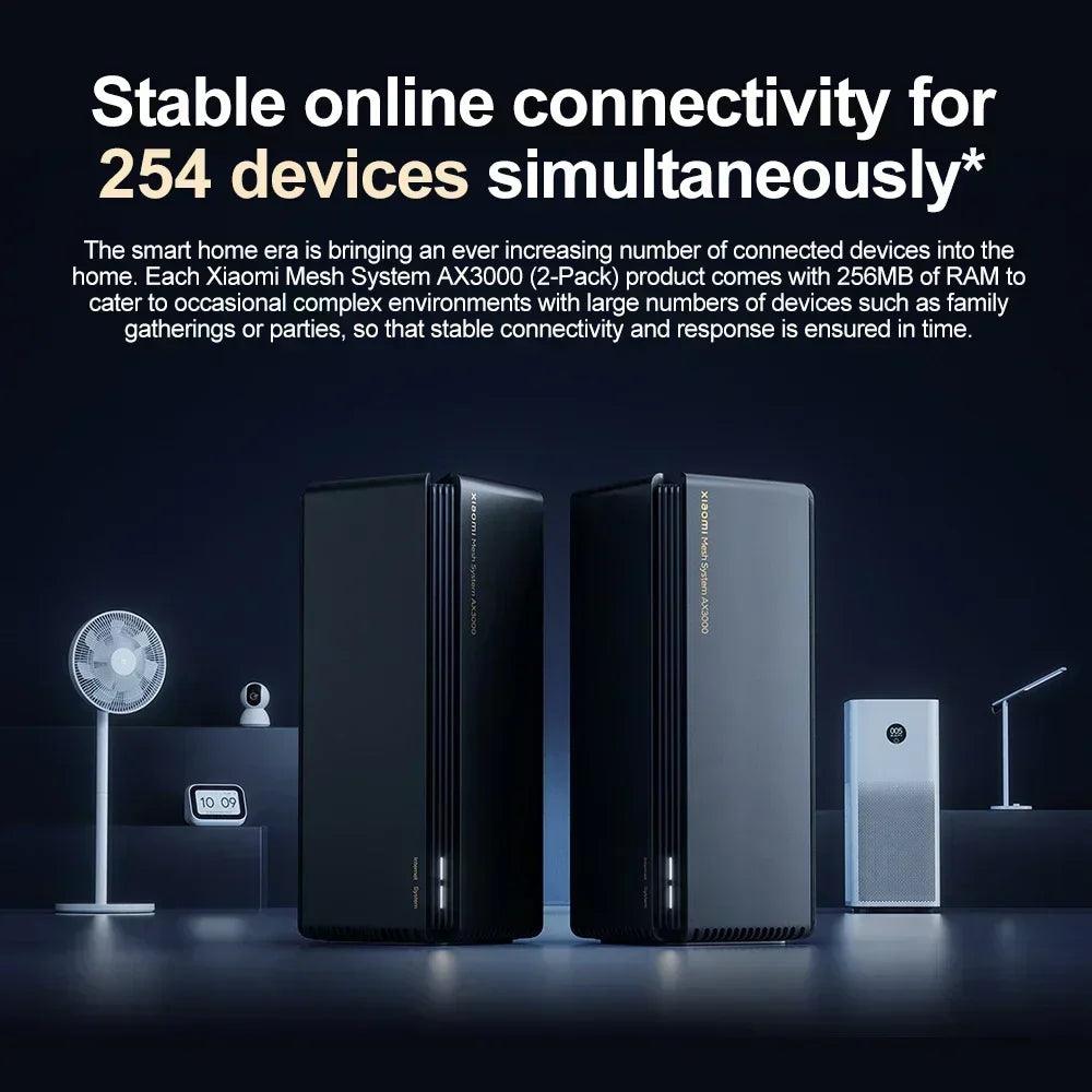 نظام Xiaomi Mesh AX3000 (عبوة من قطعتين)