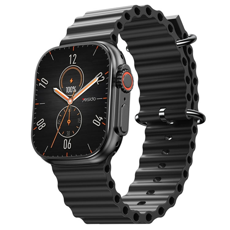 Yesido IO21 Smart Watch 1.96-inch Bluetooth Calling - Black