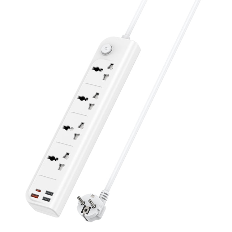 Yesido PD 20W & QC 3.0 Socket 3250W Fast Charging EU Plug - White