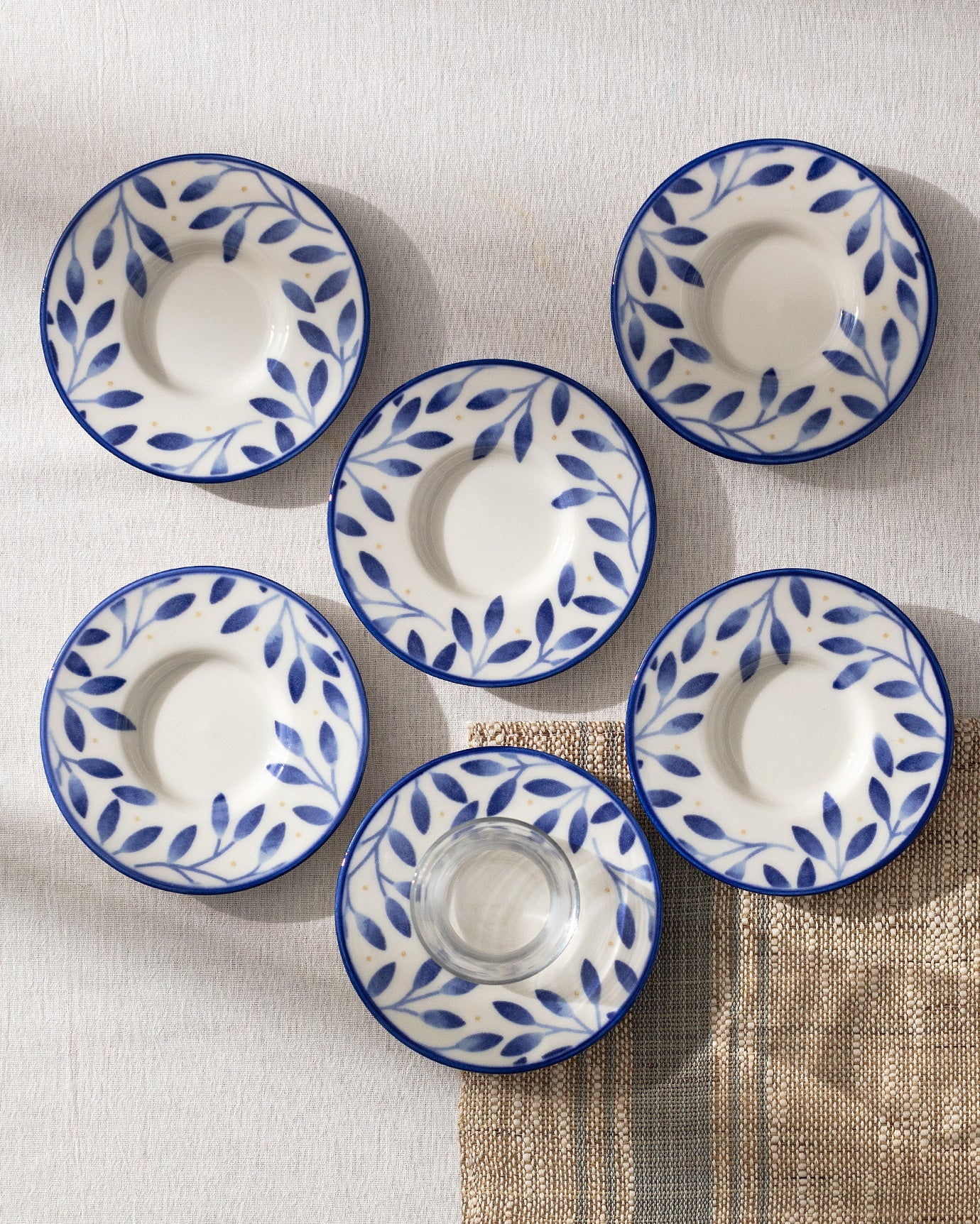 Luxe Bifurquer 6-piece Tea Glass Saucer Set - Madame Coco JO