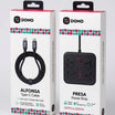 DOMO Bundle - PRESA 10in1 Safety Socket + ALFONSA USB-C Fast Charging Cable