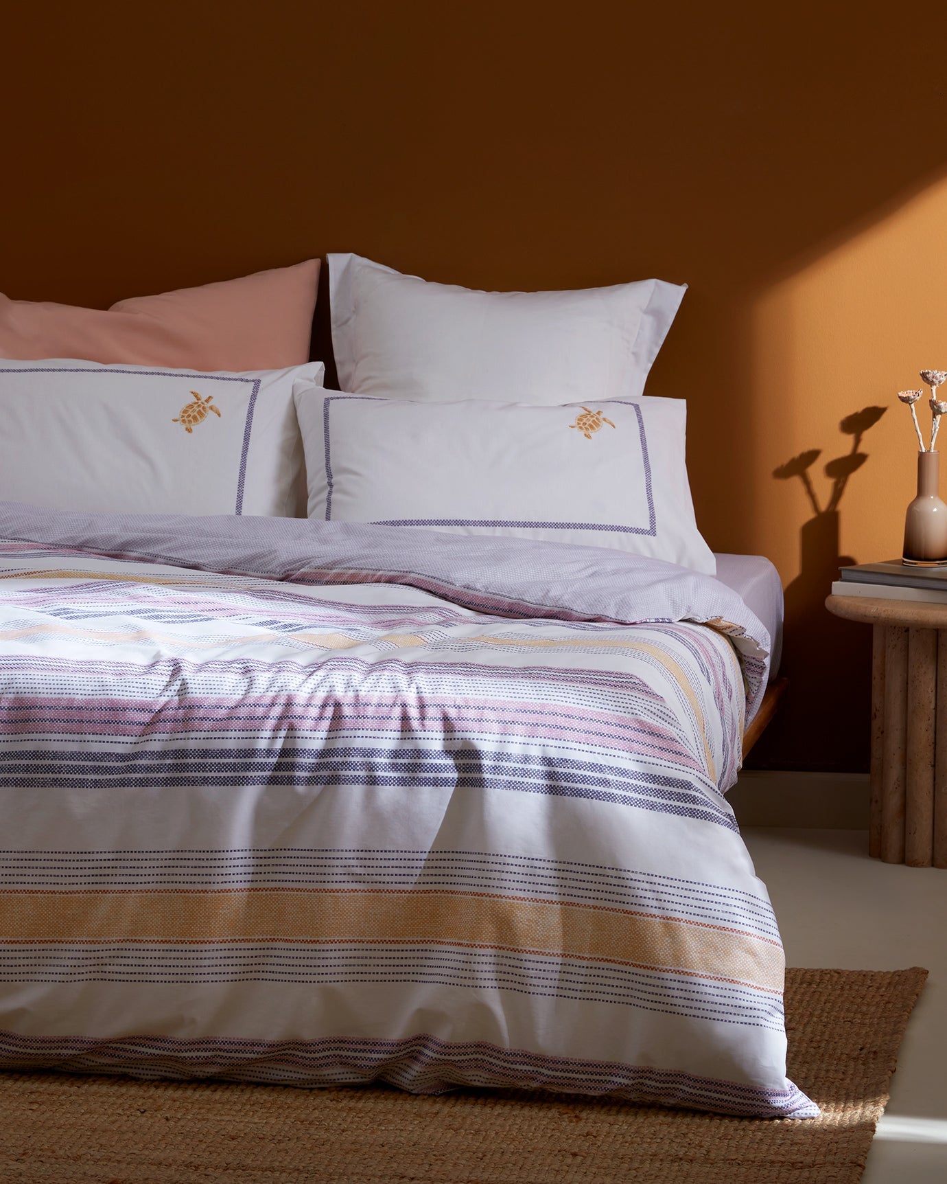 Janvier King Size Fitted Duvet Cover Set - Ranforce Patterned - Madame Coco JO