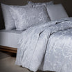 Blaye King Size Duvet Cover Set - Jacquard Satin - Madame Coco JO