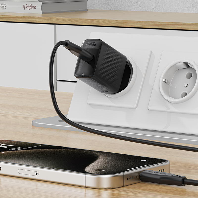 شاحن ACEFAST A104 GaN 25W USB-C سريع قابس أوروبي