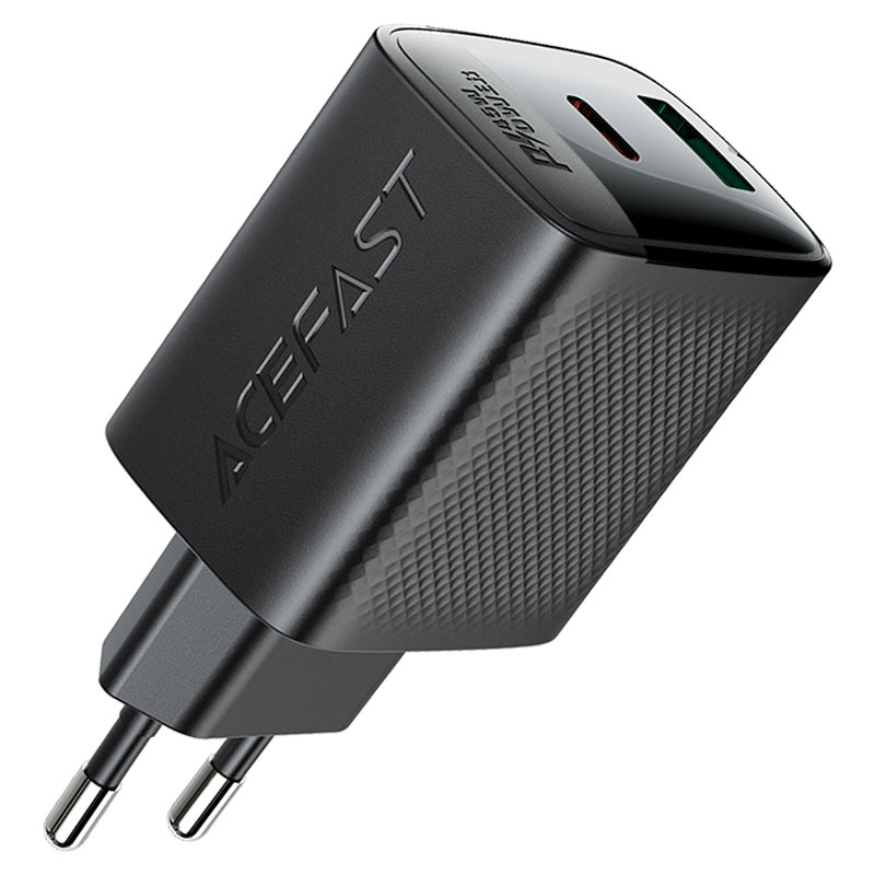 شاحن ACEFAST A106 GaN 45W USB-C + USB-A سريع