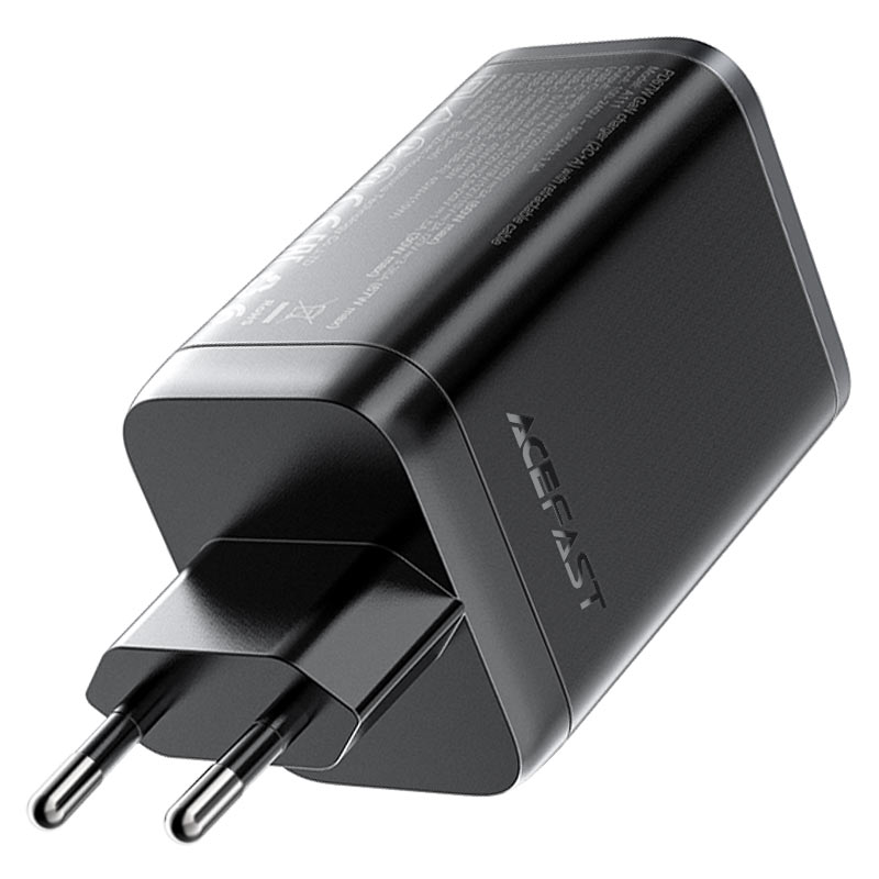 شاحن ACEFAST A111 GaN 67W مع كابل USB-C قابل للسحب