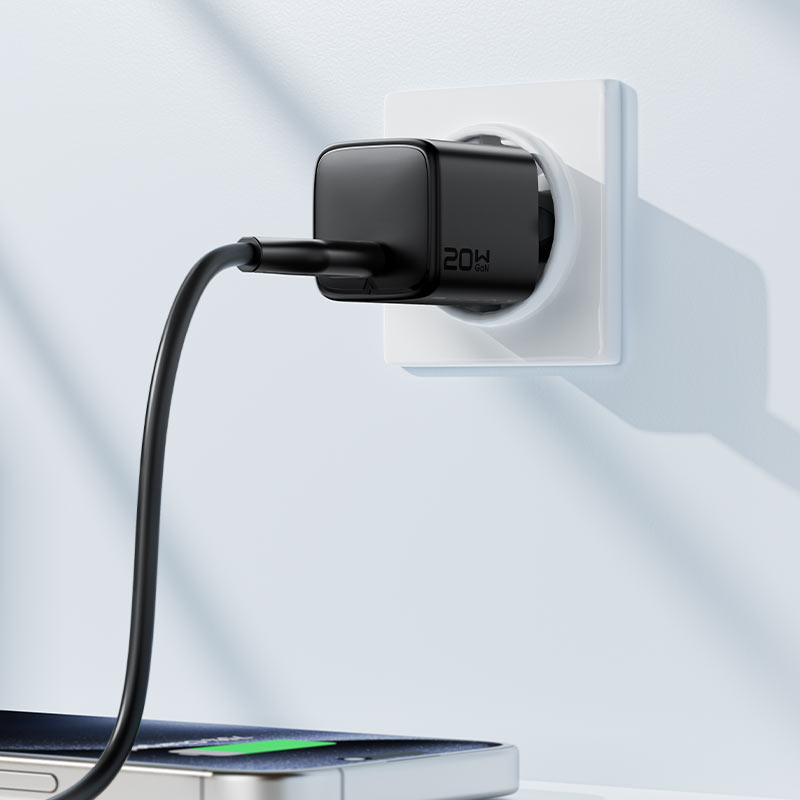 شاحن ACEFAST A117 GaN 20W USB-C سريع قابس أوروبي