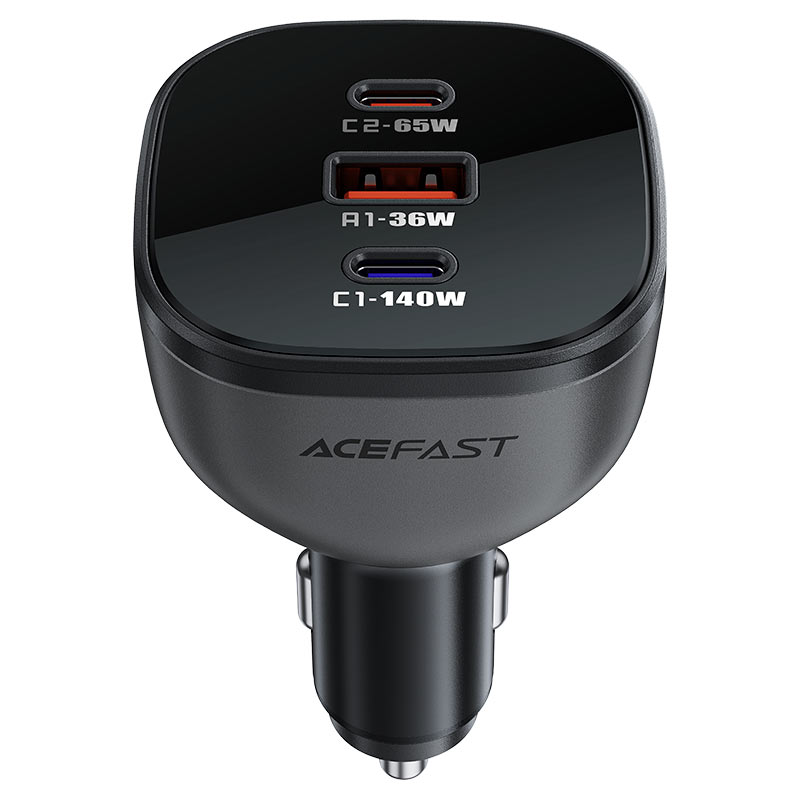 شاحن سيارة ACEFAST B14 165W PD3.1 ثلاثي USB-C وUSB-A