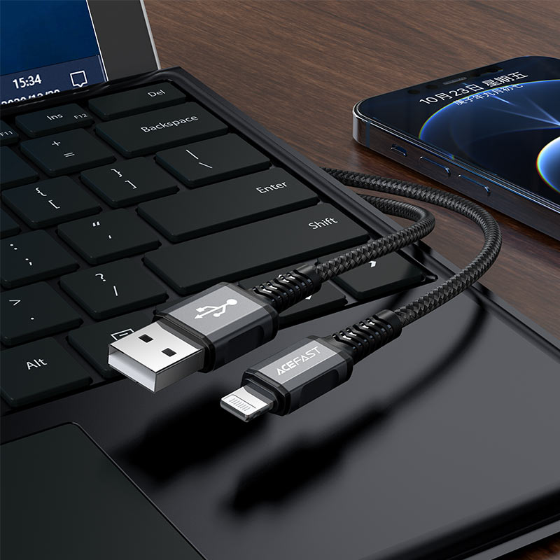 كيبل شحن Acefast C1-02 USB-A إلى Lightning لأجهزة iPhone