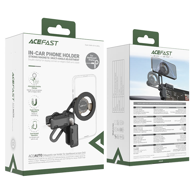 Acefast D43 Magnetic Car Mount – Secure Phone Holder