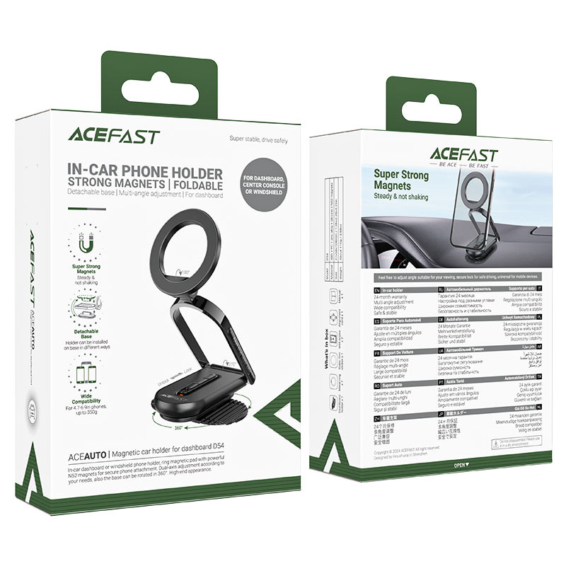 ACEFAST D54 Magnetic Car Mount Holder – Quick Phone Mount