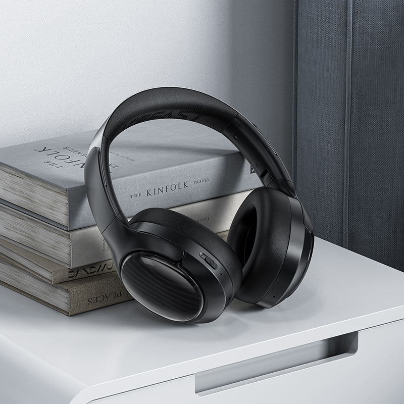 ACEFAST H5 ANC Wireless Headset – 30dB Noise Cancellation | 40mm Hi-Fi | Bluetooth 5.4 | 65H Battery | Foldable | Steel Headband