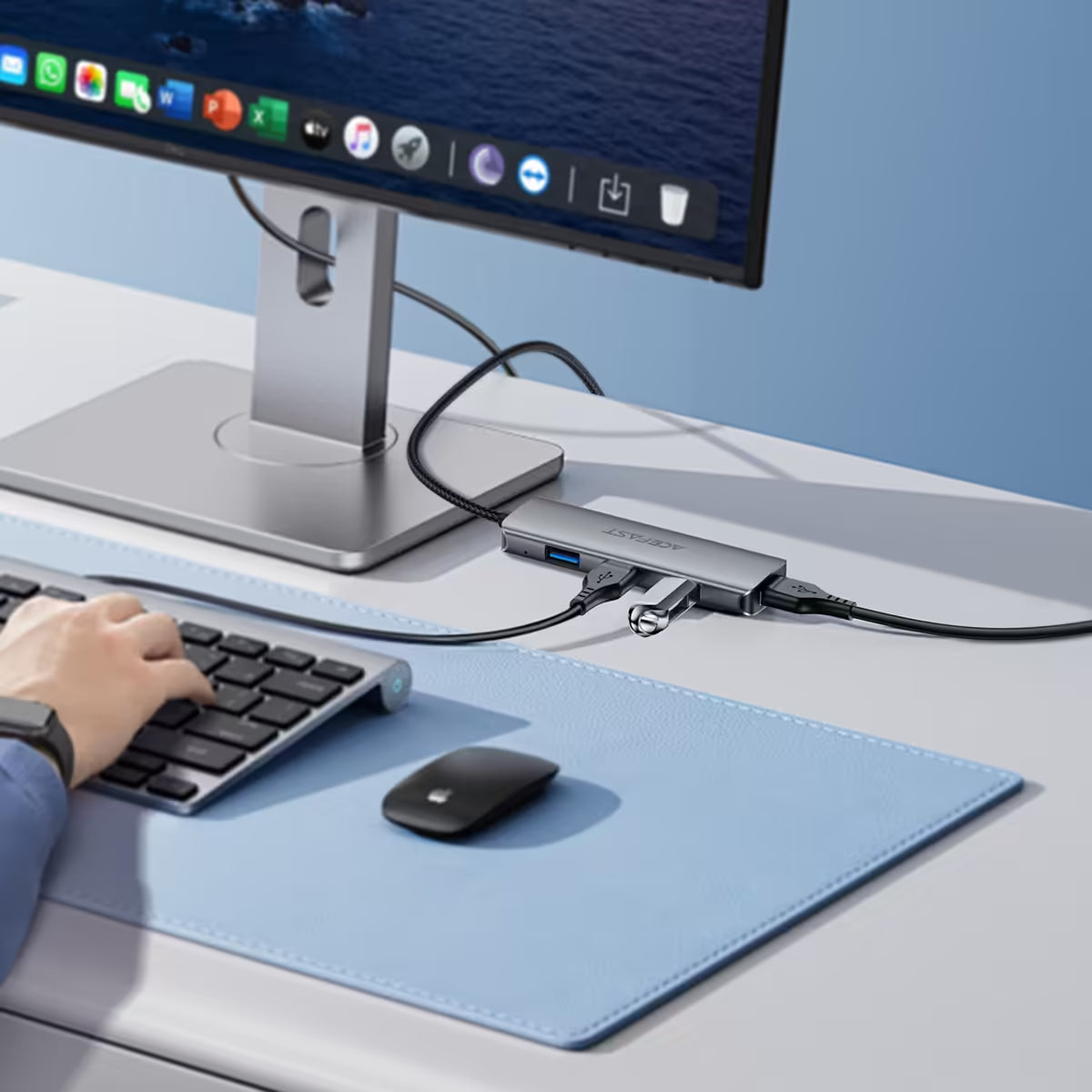 موزع ACEFAST J17 USB-A 4 في 1 USB 3.0 سرعة 5Gbps