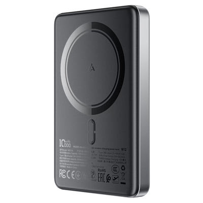 ACEFAST M12 Magnetic Wireless Power Bank 10000mAh – PD 20W Fast Charge | Ultra-Thin | USB-C | LED Indicator | MAG-Charge
