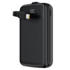 ACEFAST M13 Power Bank 10000mAh – PD 22.5W Fast Charge | Built-In USB-C Cable | USB-A | LED Display | Slim Design