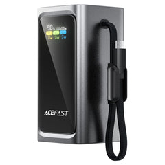 ACEFAST M33 Power Bank 20000mAh 100W – Built-in Cable, TFT Display, AVS Fast Charging