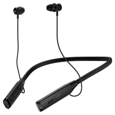 ACEFAST N7 Neck-Hanging Wireless Earphones – 160H Battery | TF Card | LED Display | Bass Boost | Game Mode | IPX4