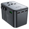 ACEFAST Z1 PD75W GaN Travel Adapter 2300W Universal (3×USB-C + 2×USB-A + AC)