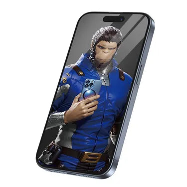 زجاج بيلوو المقوى ثلاثي الأبعاد المخفي مع وسادة هوائية مضادة للكسر لسلسلة أجهزة آيفون