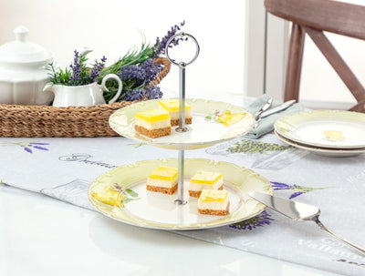 Pear 2 Layer Cake Stand - Madame Coco JO