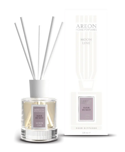 AREON Moon Line Reed Diffuser, Fleur De Nuit, 120 ml