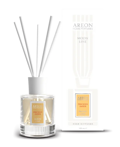 AREON Moon Line Reed Diffuser, Precious Amber, 120 ml