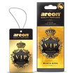 AREON VIP Hanging Car Air Freshener, Black King