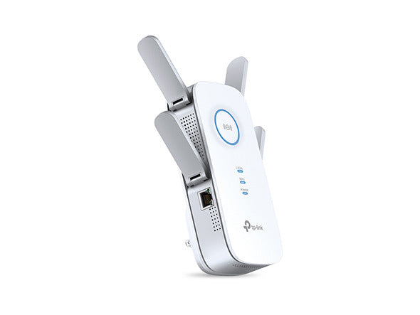 TP-Link RE650 — Antennas and Ethernet Port Detail