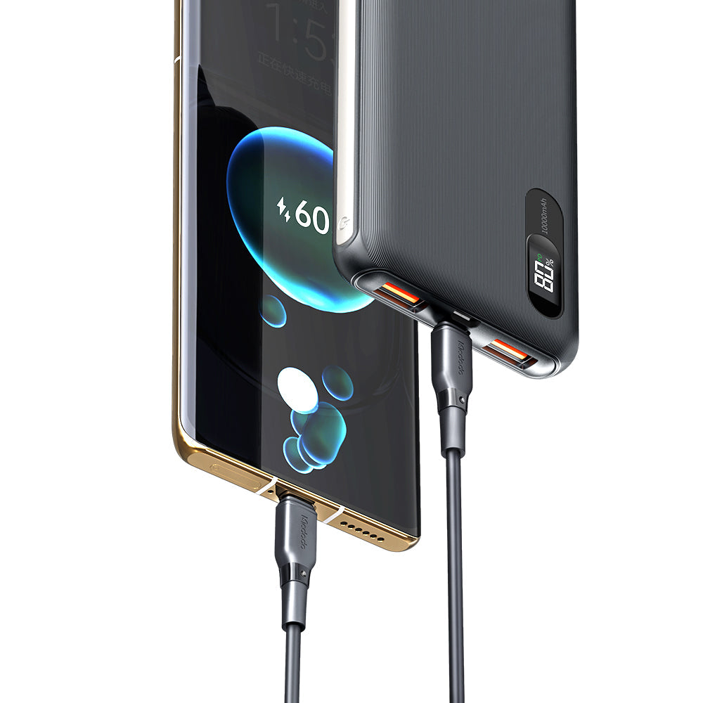 باور بانك مكدودو 22.5 وات 10000 مللي أمبير بتصميم باندا - أسود