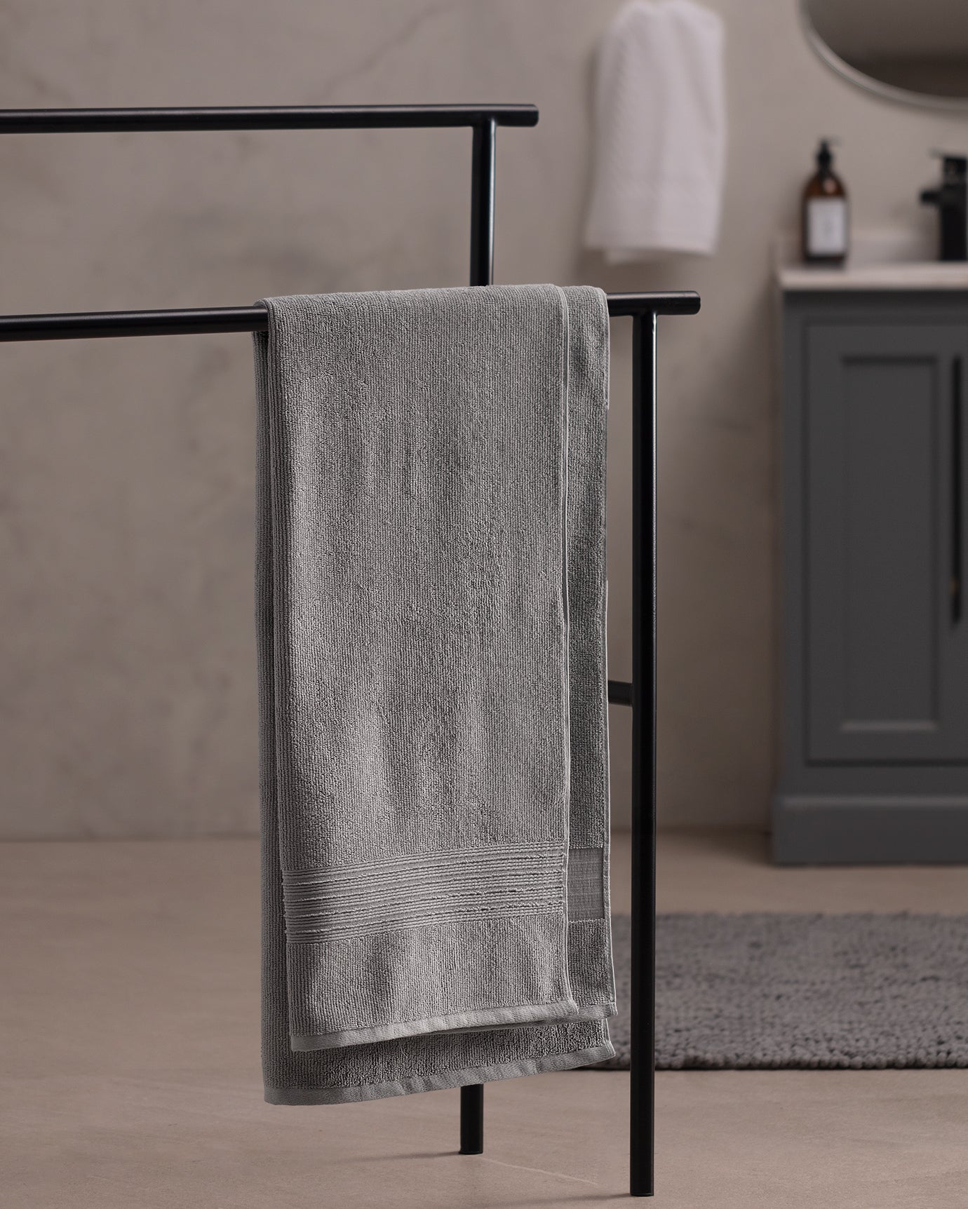 Stripe Armure Bath Towel - Madame Coco JO