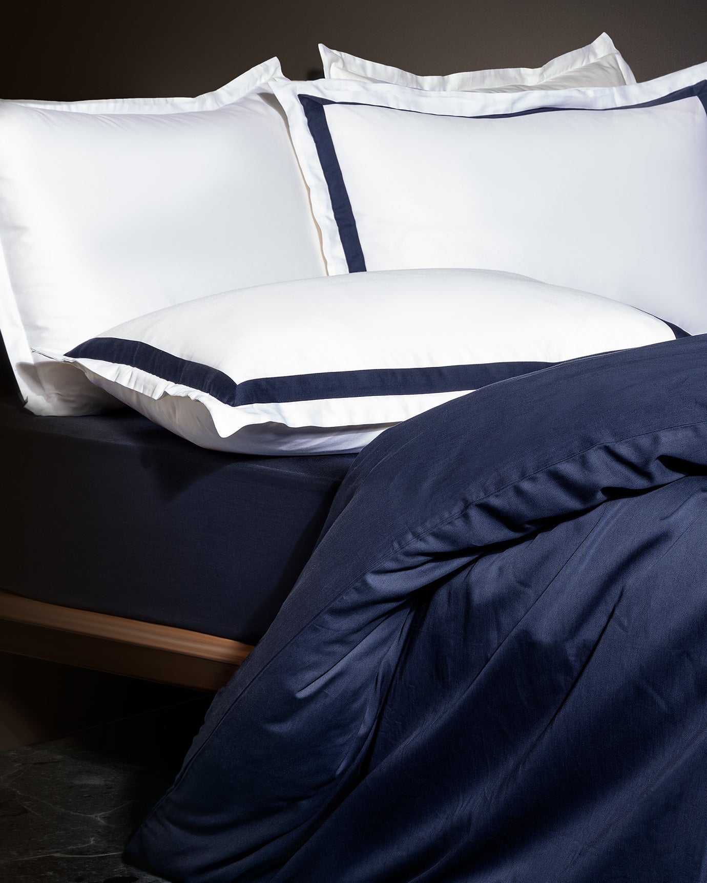 Jeanne King Size Duvet Cover Set-bordered-satin - Madame Coco JO