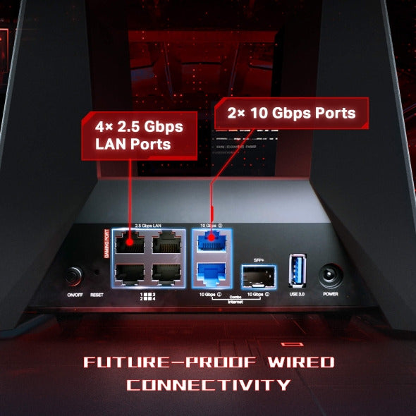 TP-Link Archer GE800 | Wi-Fi 7 Tri-Band Gaming Router 19Gbps