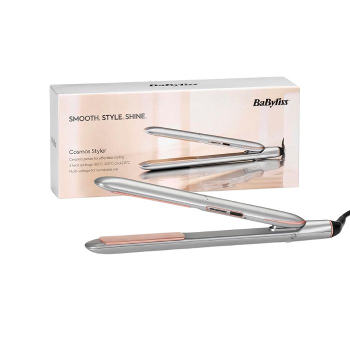 BaByliss Cosmos Styler Smooth Sleek Hair Straightener with 25mm Ceramic Plates – ST260SDE