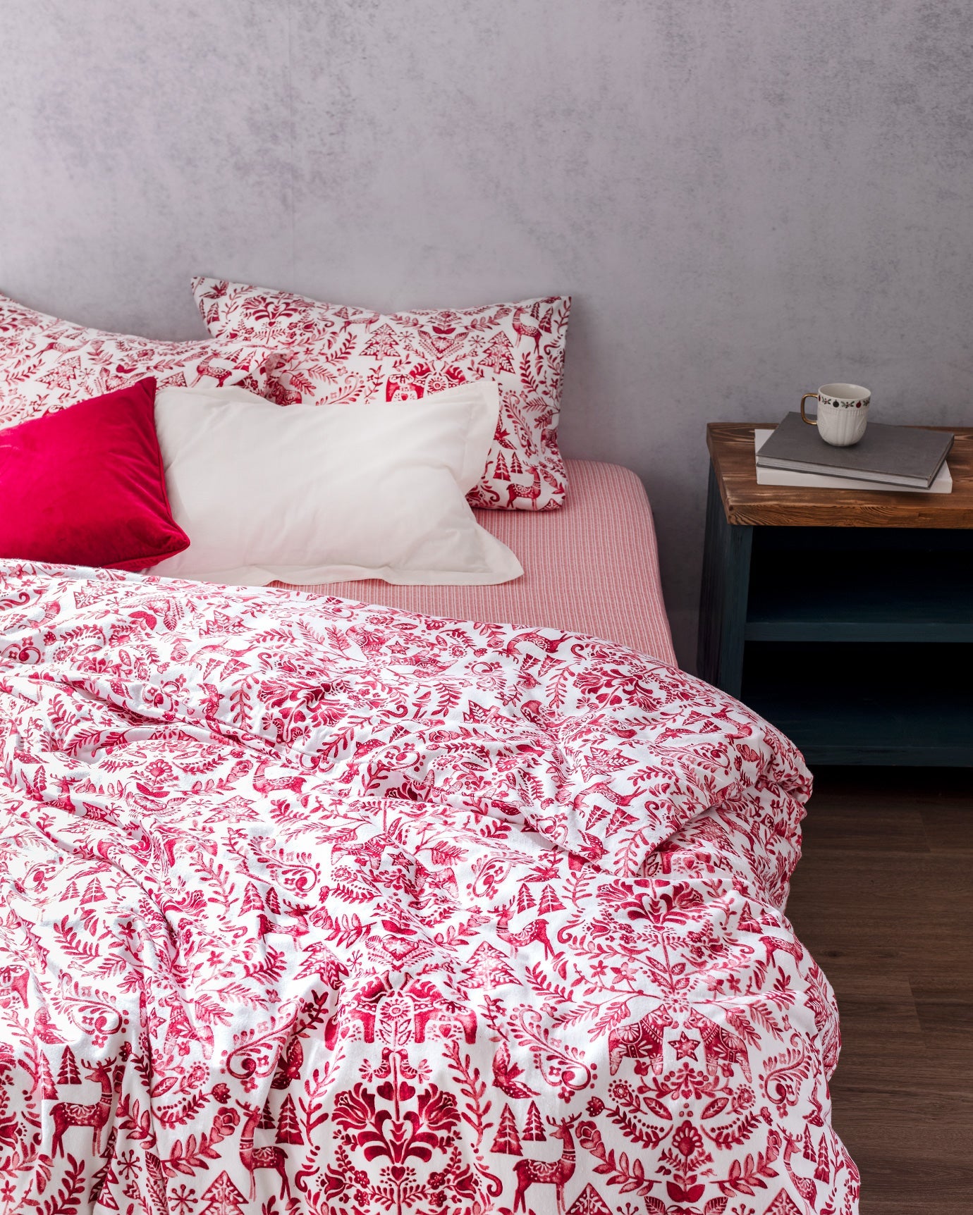 Edmon Double Size Flannel Duvet Cover Set - Madame Coco JO