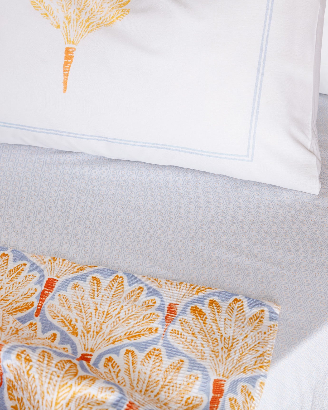Kerman Carded Printed King Size Pique Set - Madame Coco JO