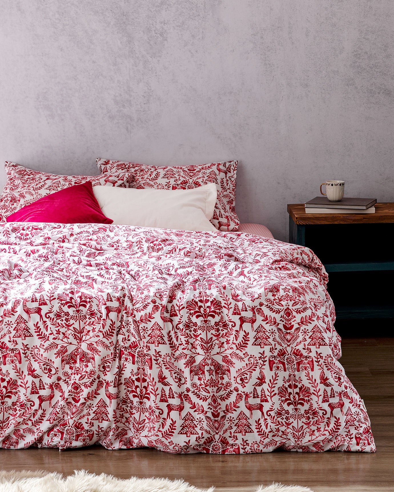 Edmon Single Size Flannel Duvet Cover Set - Madame Coco JO