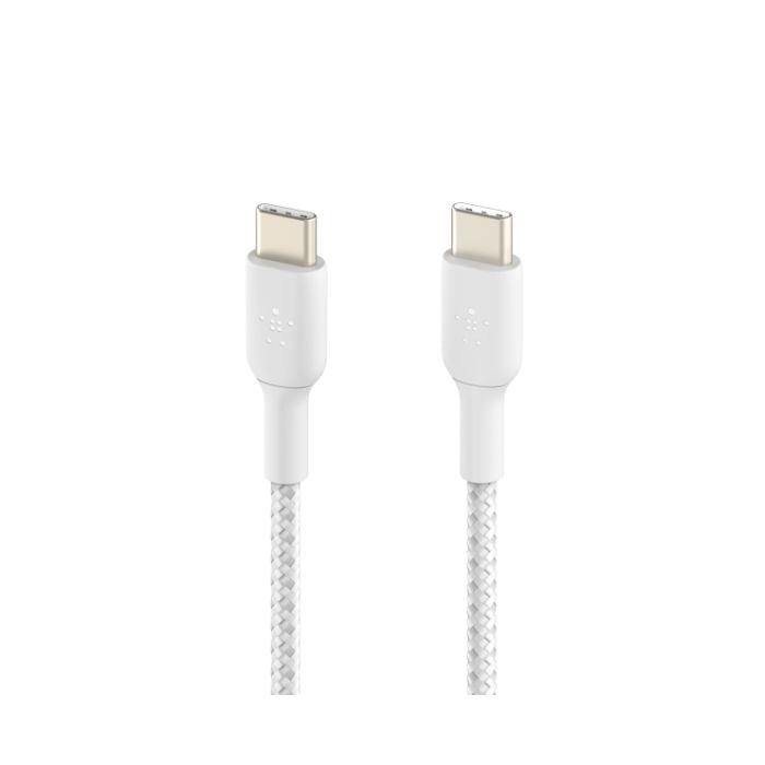 Belkin Braided USB-C to USB-C Cable 60W (1m / 2 packs) CAB004bt1MWH2PK