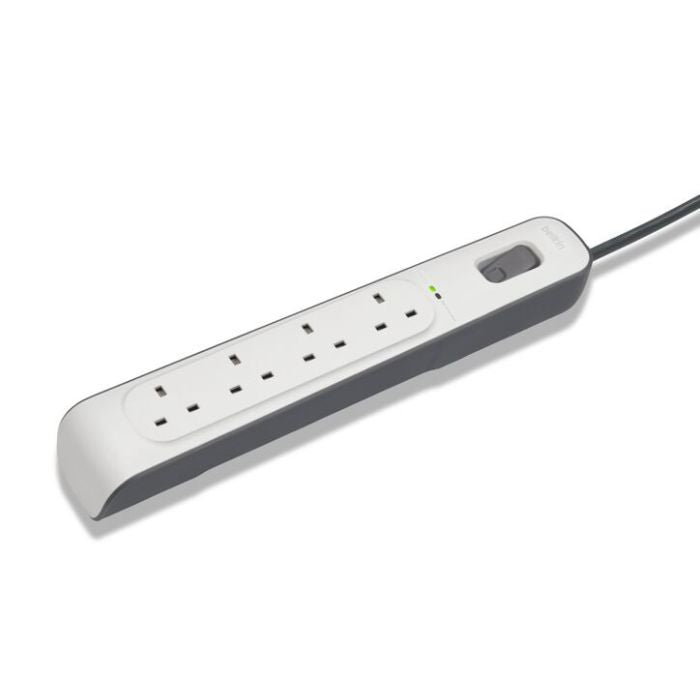 Belkin 4-outlet Surge Protection Strip with 2M Power Cord BSV400af2M