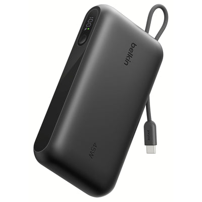 Belkin UltraCharge Power Bank 20K 45W with Integrated Cable and Display BPB030hq