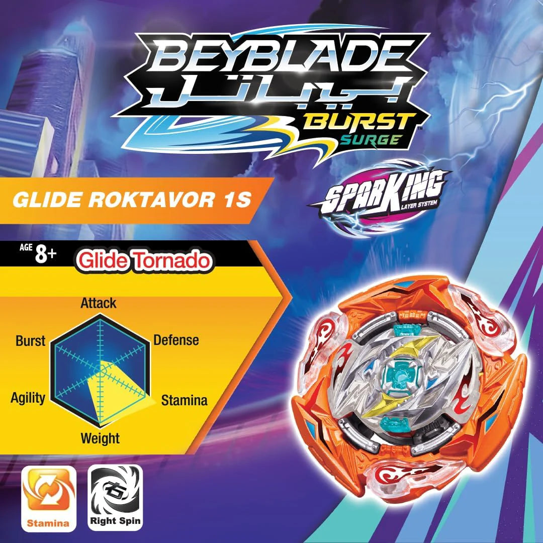 BeyBattle Superking Glide Ragnaruk BB-161-T بي بليد