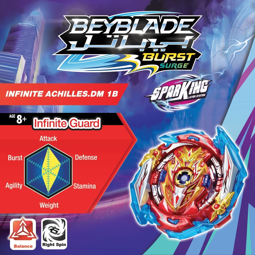 Beyblade Infinite Achilles BB-173-T | بلاي بلايد Takara Tomy