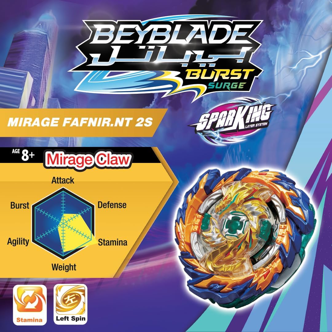 Beyblade Mirage Fafnir BB-167-T | بلاي بلايد Takara Tomy