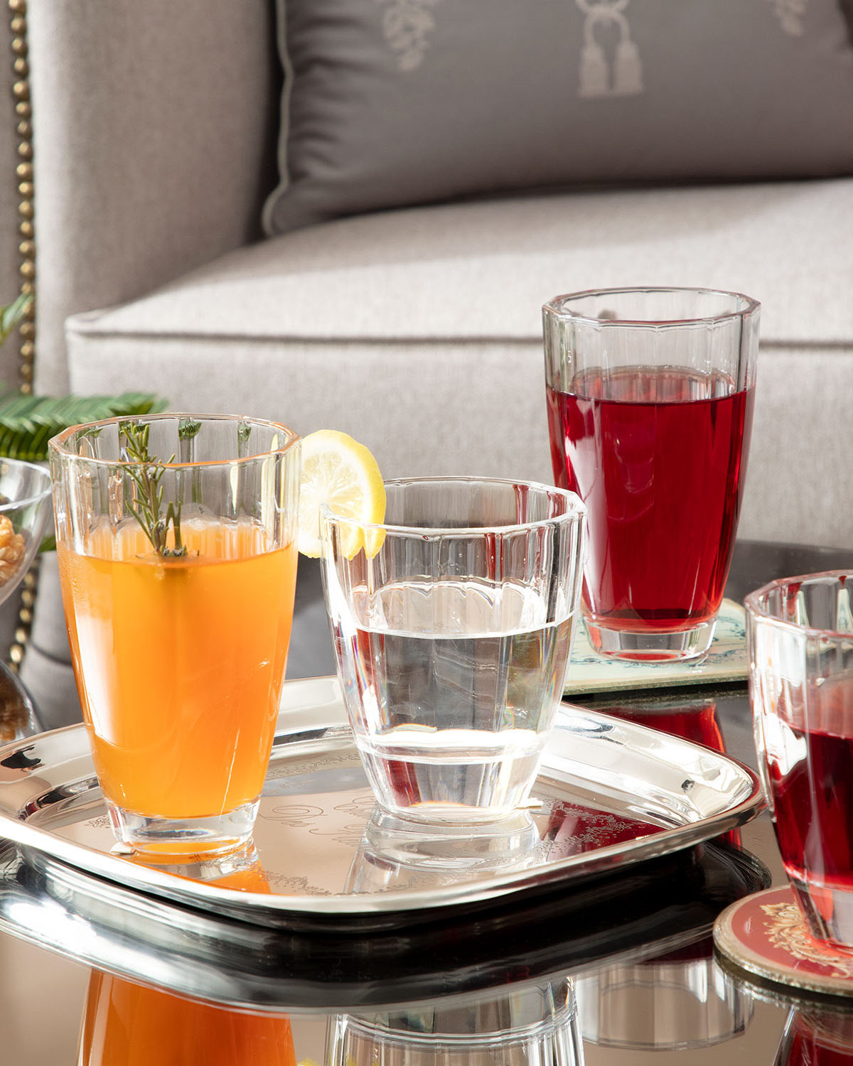 Fiona 4-piece Beverage Glass Set - Madame Coco JO
