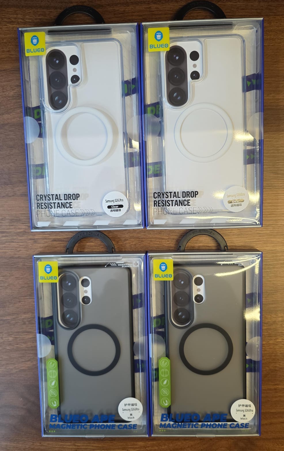 Blueo Crystal Drop Resistance Magnetic Phone Case for Samsung S25 Pro